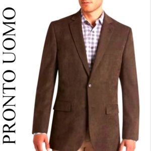 Pronto Uomo Brown Corduroy Blazer
